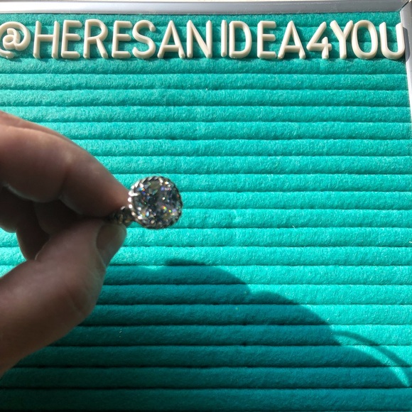 .925 silver and CZ  NIB Size 8 - Picture 6 of 7